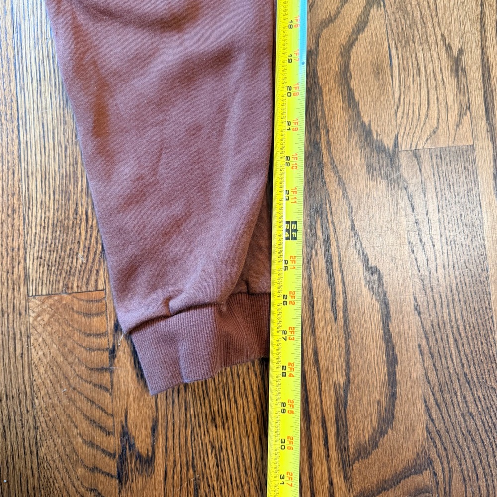 Nike Brown Jogger Sweatpants with White Drawcord - Picture 7 of 7